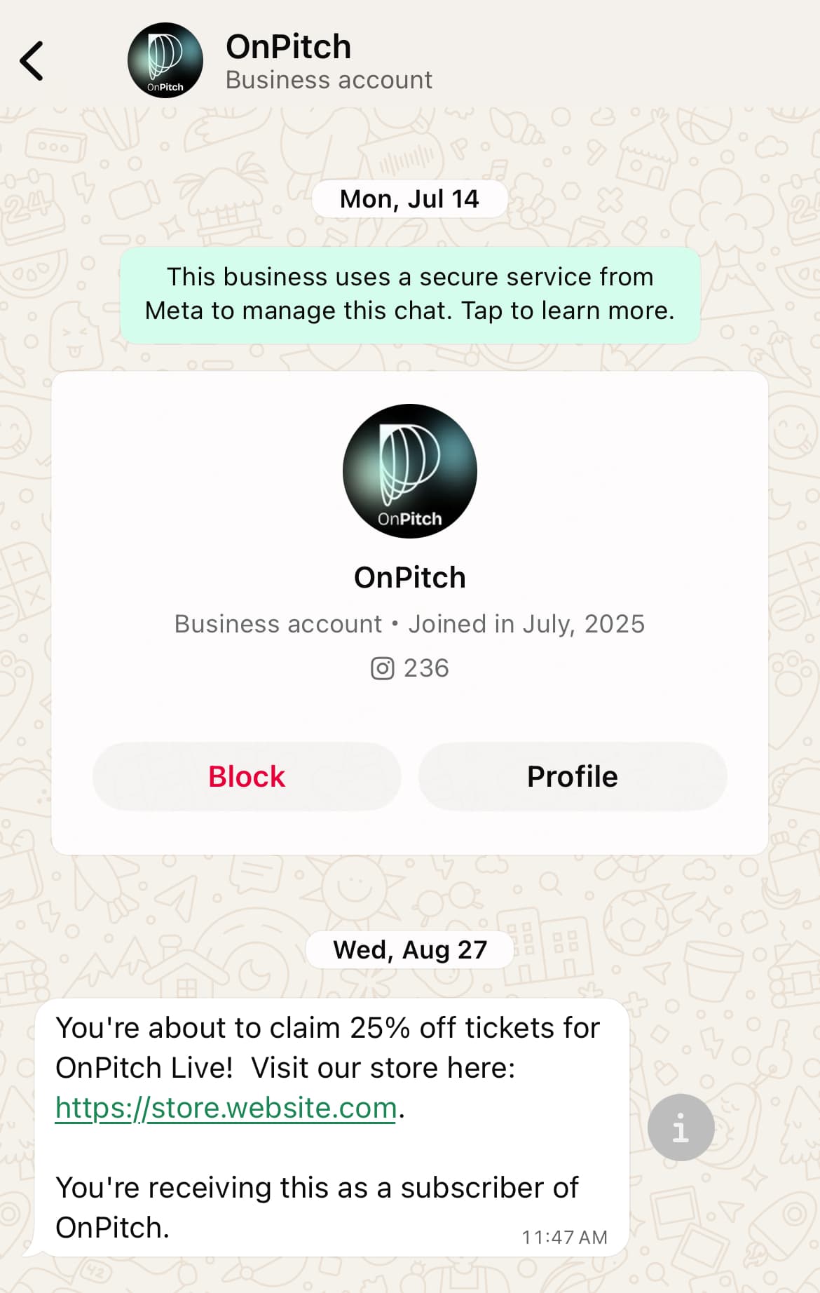 OnPitch screenshot